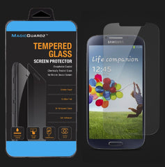 MagicGuardz® - Made for Samsung Galaxy S4 - Premium Tempered Glass Clear Screen Protector